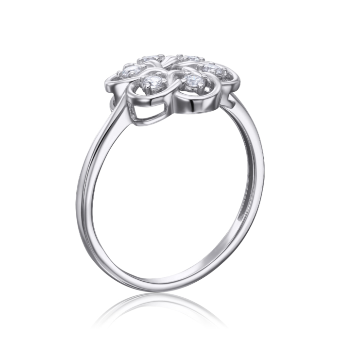 12345 Срібна каблучка з фіанітами. Артикул 001364/12/1/17 12345 грн1,581 12345