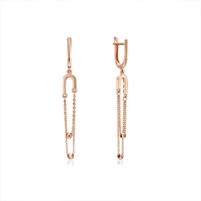 Золотые серьги. Артикул 02464/01/0