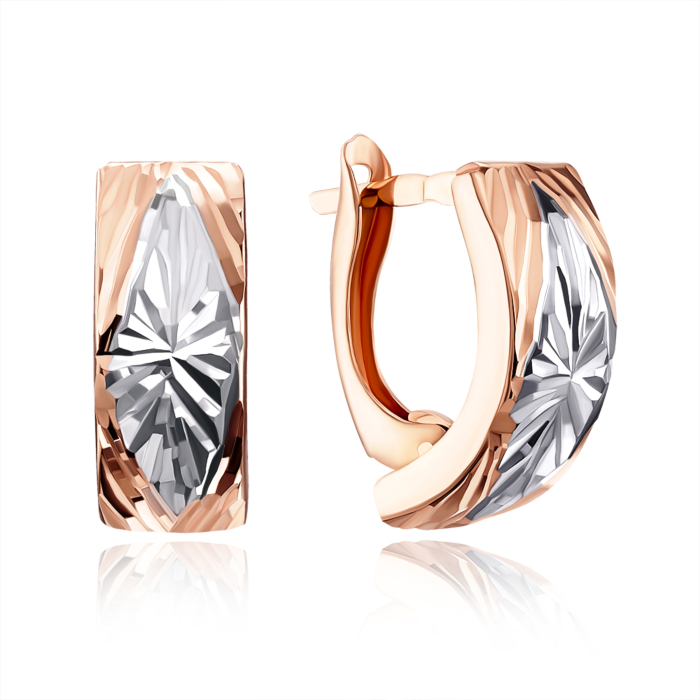 12345 Золоті сережки з алмазною гранню. Артикул 02841-8/01/3 (02841/з) 12345 грн7,274 12345