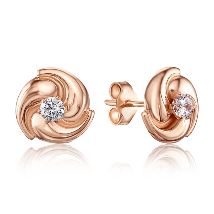 12345 Золоті пусети з фіанітом. Артикул 02832/01/0/28 12345 грн5,785 12345