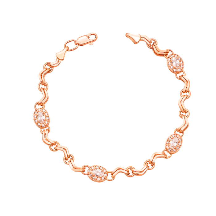 12345 Золотий браслет з фіанітами. Артикул 07414 12345 грн27,394 12345