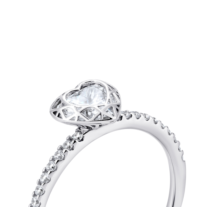 12345 Золота каблучка з фіанітами. Артикул UG51/101/004/1 12345 грн7,444 12345