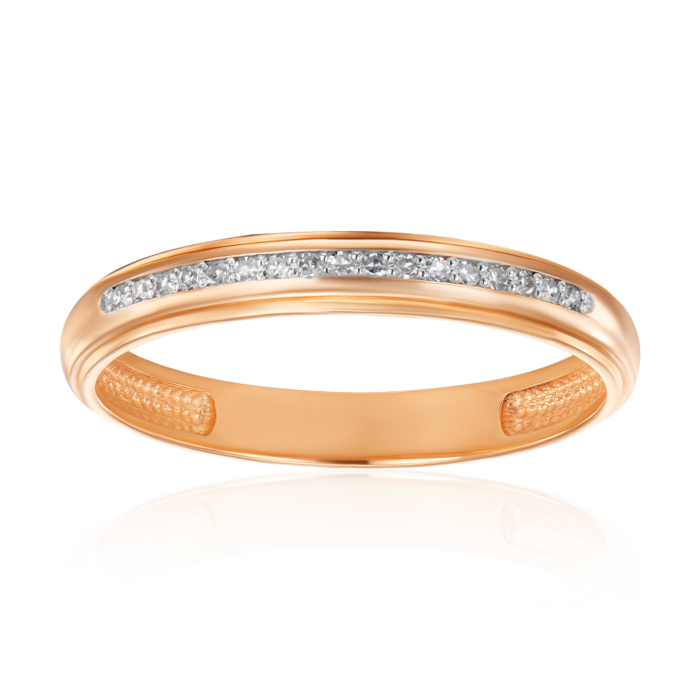 12345 Золота обручка з діамантами. Артикул 100011/01/1/8007 12345 грн10,565 12345