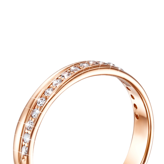 12345 Золота обручка з фіанітами. Артикул 100018-1/01/0/13 12345 грн6,077 12345