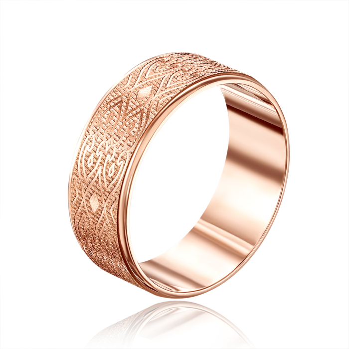 Обручка з алмазною гранню. Артикул 10101/19