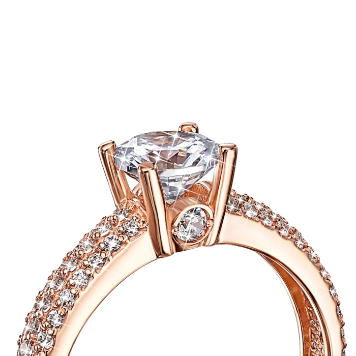 12345 Золота каблучка з фіанітами. Артикул 12126 12345 грн10,422 12345