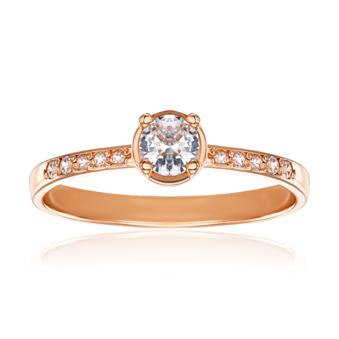 12345 Золота каблучка з фіанітами. Артикул 12221/08/0/158 12345 грн4,437 12345