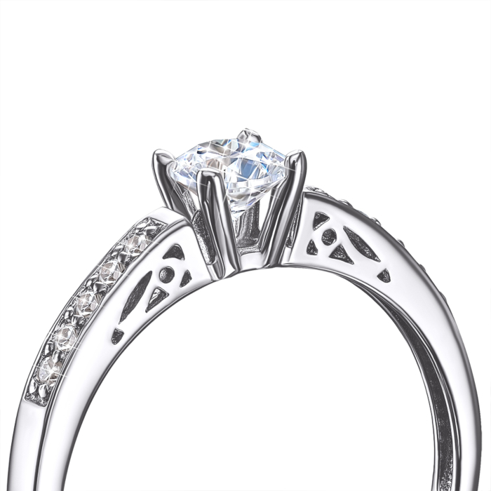 12345 Золота каблучка з фіанітами S Zirconia. Артикул 12239/б SW 12345 грн9,131 12345