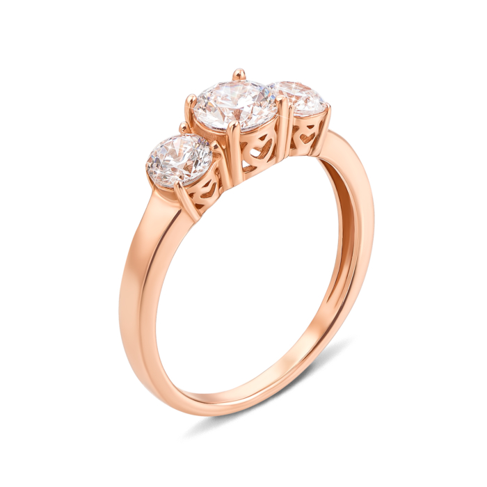 12345 Золота каблучка з фіанітами S Zirconia. Артикул 12245/ SW 12345 грн7,425 12345