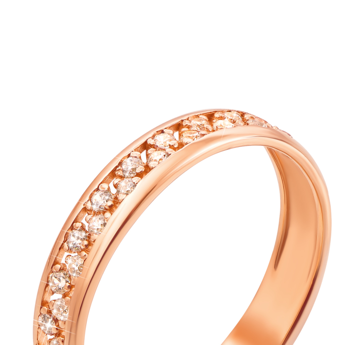 12345 Золота каблучка з фіанітами. Артикул 12471 с 12345 грн7,146 12345