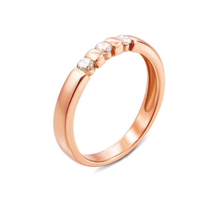 12345 Золота каблучка з фіанітами. Артикул 13102 12345 грн7,517 12345