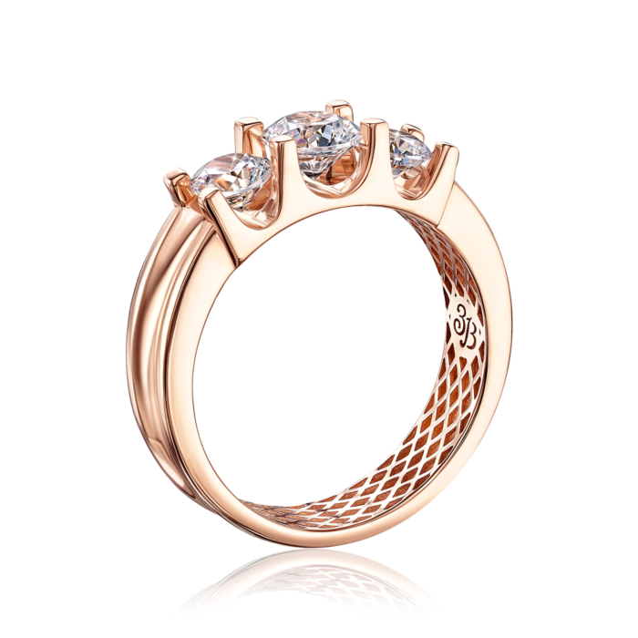 12345 Золота каблучка з фіанітами S. Артикул 13438/01/0/2130 12345 грн14,182 12345