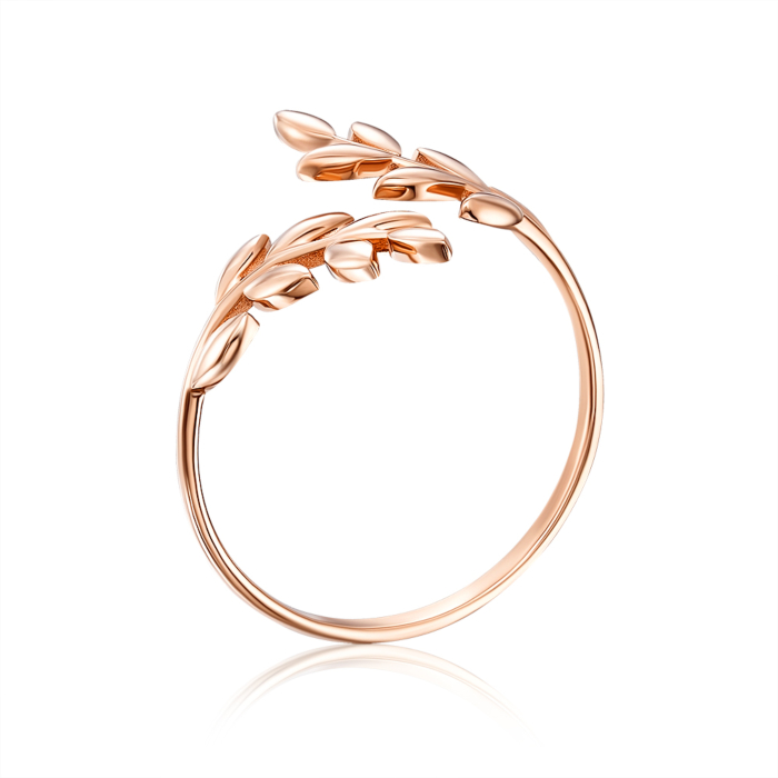 Золота каблучка без вставки. Артикул 13505/01/0