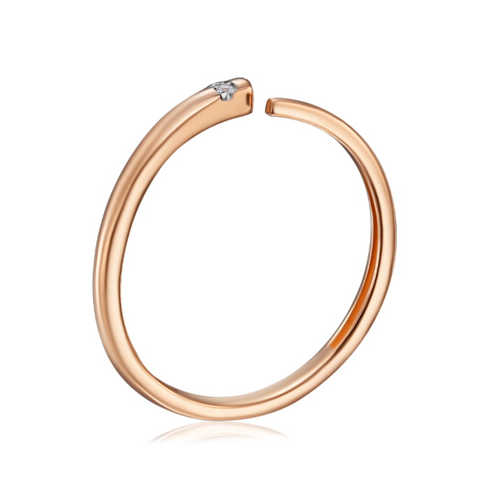 12345 Золота каблучка з фіанітами. Артикул 18347/01/1/1 12345 грн4,296 12345