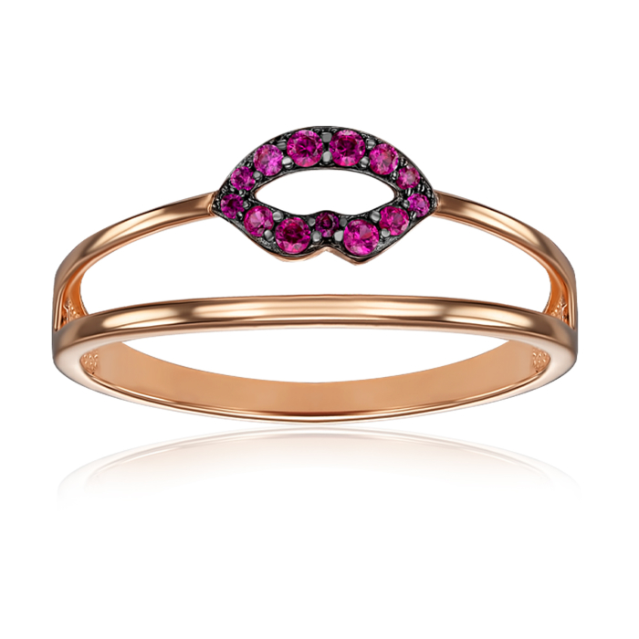 12345 Золота каблучка з фіанітами. Артикул 18460/01/1/4645 12345 грн6,891 12345