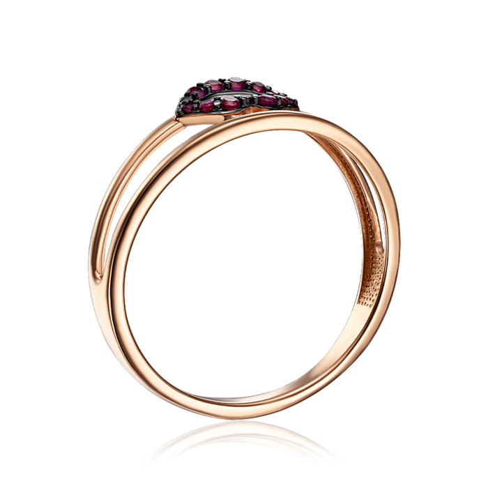 12345 Золота каблучка з фіанітами. Артикул 18460/01/1/4645 12345 грн6,891 12345