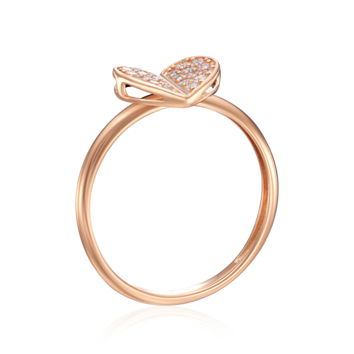 Золотое кольцо с фианитами. Артикул 18679/01/0/36