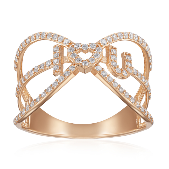 12345 Фалангова золота каблучка з фіанітами. Артикул 18880/01/0/1 12345 грн10,081 12345