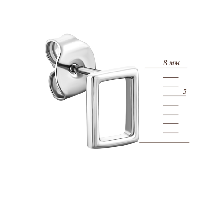 Серебряные пуссеты. Артикул UG51EA104353