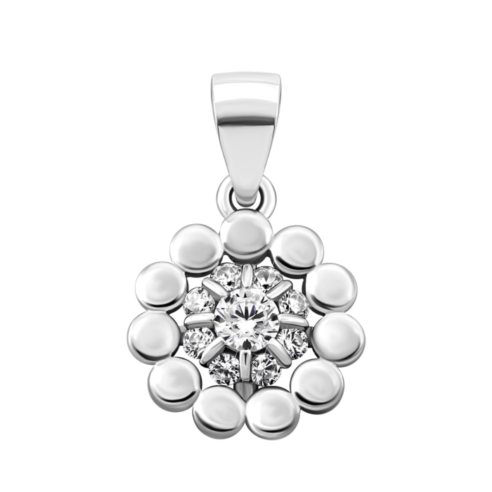 12345 Срібна підвіска з фіанітами. Артикул UG51PE67166 12345 грн679 12345