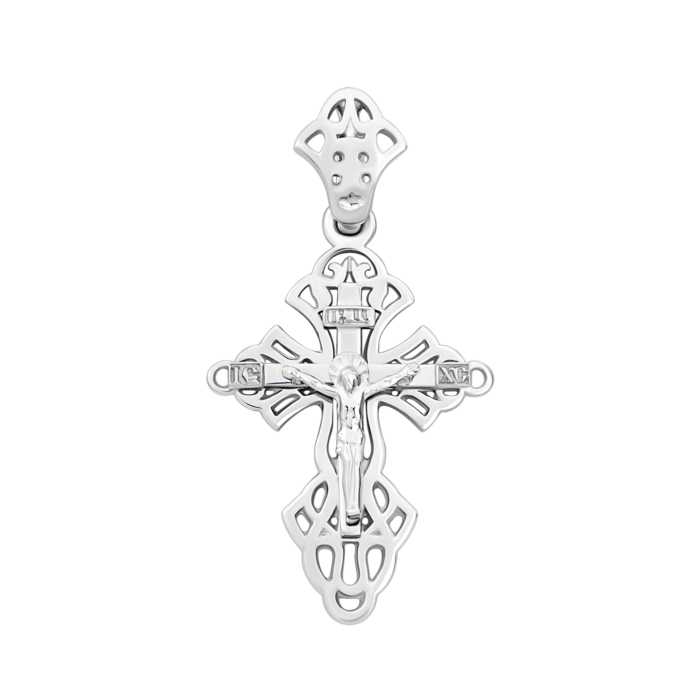 12345 Срібний хрестик. Розп'яття Христове. Артикул UG52-0899.0.2 12345 грн1,918 12345