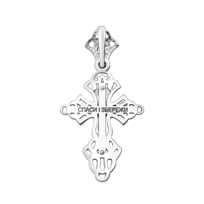 12345 Срібний хрестик. Розп'яття Христове. Артикул UG52-0899.0.2 12345 грн1,918 12345