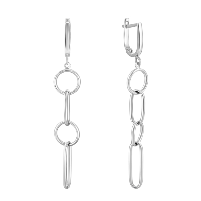 12345 Золоті сережки-підвіски. Артикул UG52/10/241/1 12345 грн12,321 12345