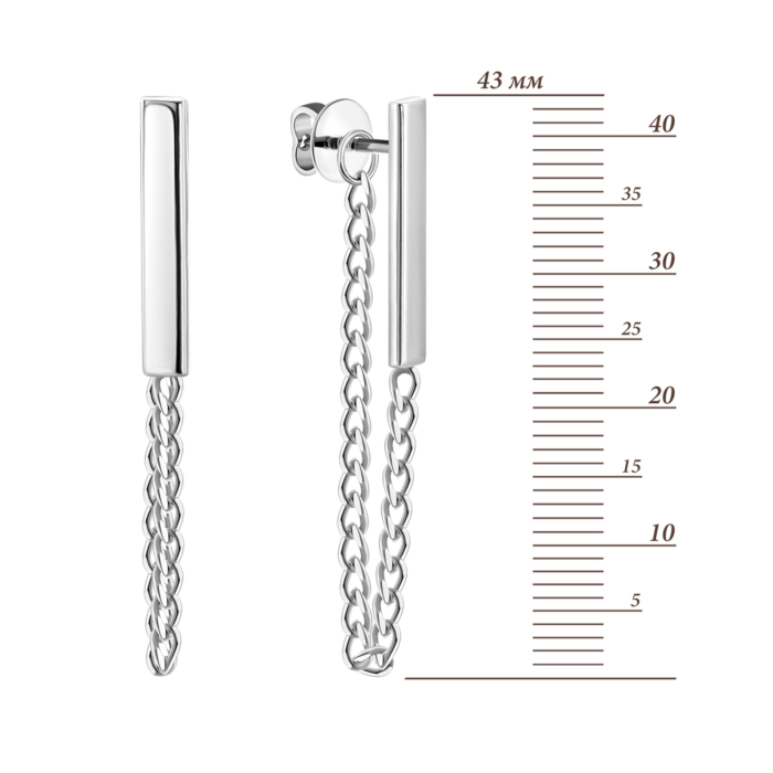 12345 Золоті сережки-підвіски. Артикул UG52/50/001/1 12345 грн7,273 12345