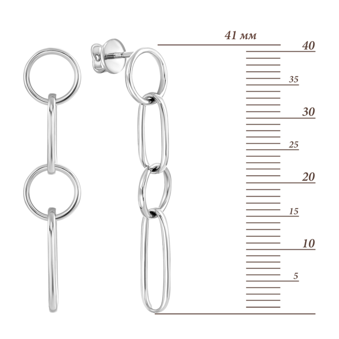 12345 Золоті сережки-підвіски. Артикул UG52/50/010/1 12345 грн8,556 12345