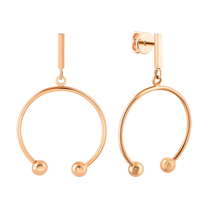 12345 Золоті сережки-підвіски. Артикул UG52/50/083 12345 грн9,668 12345