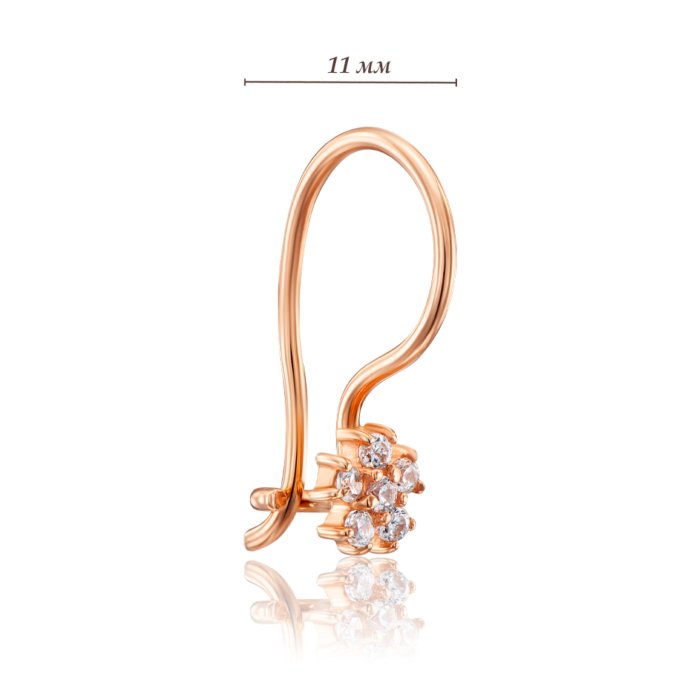 12345 Золоті сережки з фіанітами. Артикул 21505/01/0/13 (21505) 12345 грн4,177 12345