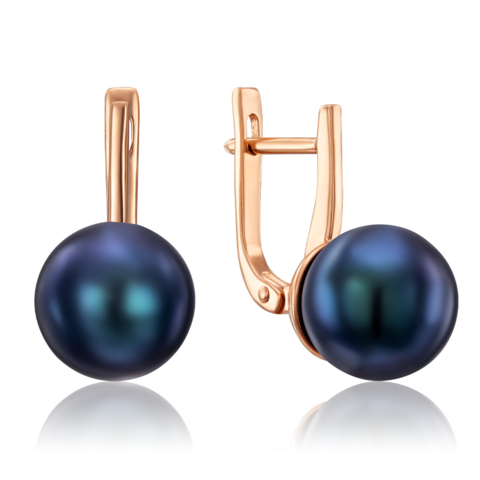 12345 Золоті сережки з перлами. Артикул 21606/ч к 12345 грн24,332 12345