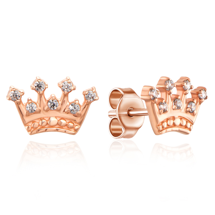 12345 Золоті пусети з фіанітами. Артикул 21792-з/01/0/1 12345 грн4,614 12345