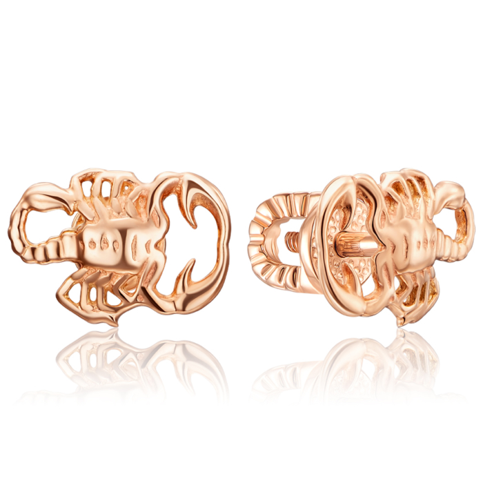 12345 Золоті пусети «Скорпіон». Артикул 21807/01/0 12345 грн6,168 12345