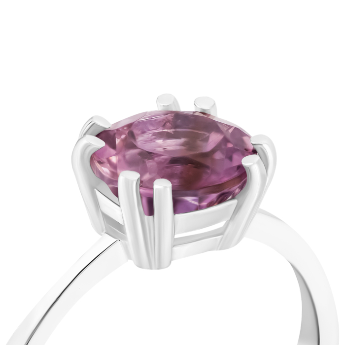 Серебряное кольцо с аметистом. Артикул UG5222/ам к род