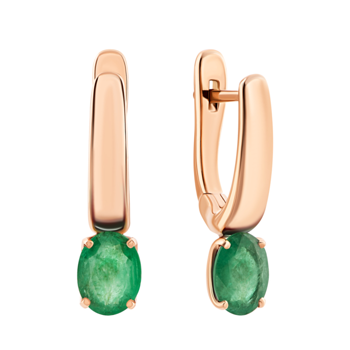 12345 Золоті сережки зі смарагдами. Артикул UG522951EMD 12345 грн98,938 12345