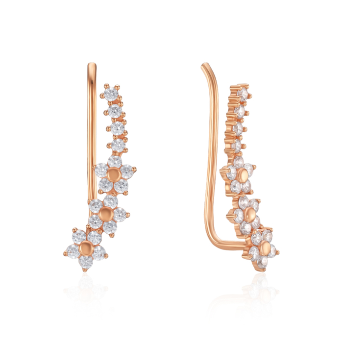 12345 Золоті кафи з фіанітами. Артикул 23121/01/0/3 12345 грн6,934 12345