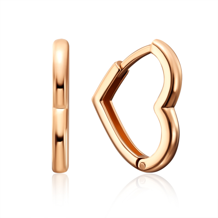 12345 Золоті сережки-конго без вставки. Артикул 23181/01/0 12345 грн9,273 12345