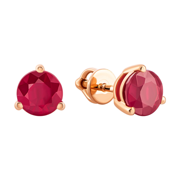 12345 Золоті пусети з рубіном. Артикул UG523275RUBY 12345 грн44,942 12345