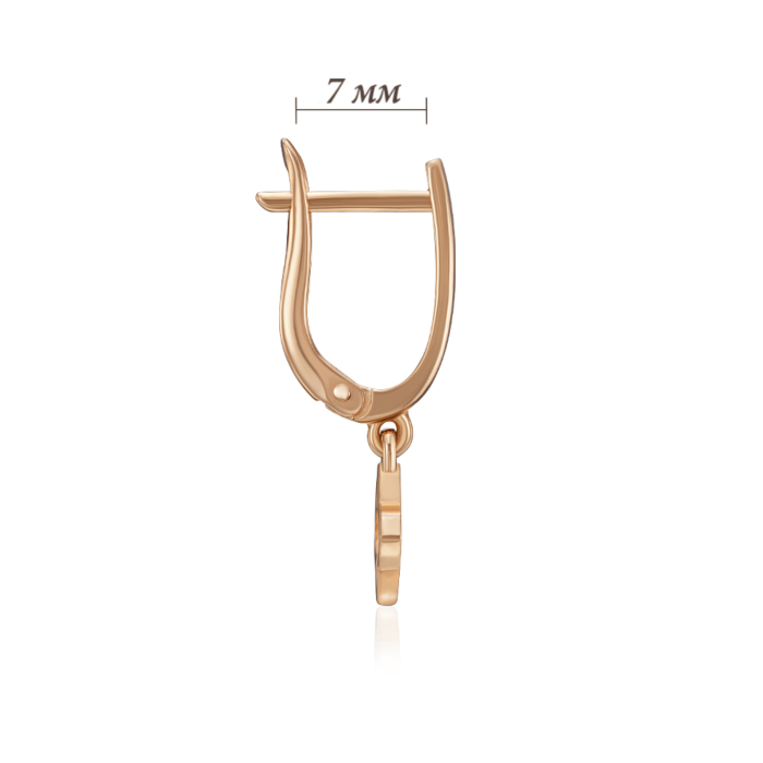 12345 Золоті сережки з емаллю. Артикул 23564/01/0/389 12345 грн10,252 12345