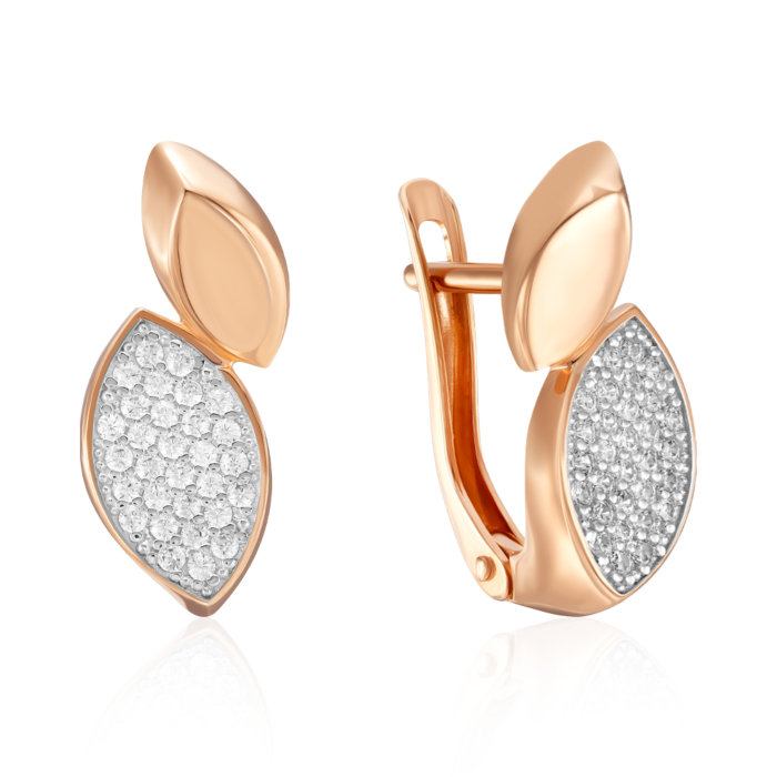 12345 Золоті сережки з фіанітами. Артикул 23670/01/1/1 12345 грн11,996.00 12345