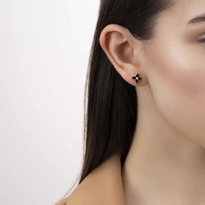 12345 Золоті пусети з емаллю та фіанітом. Артикул 23686/01/0/397 12345 грн8,354 12345