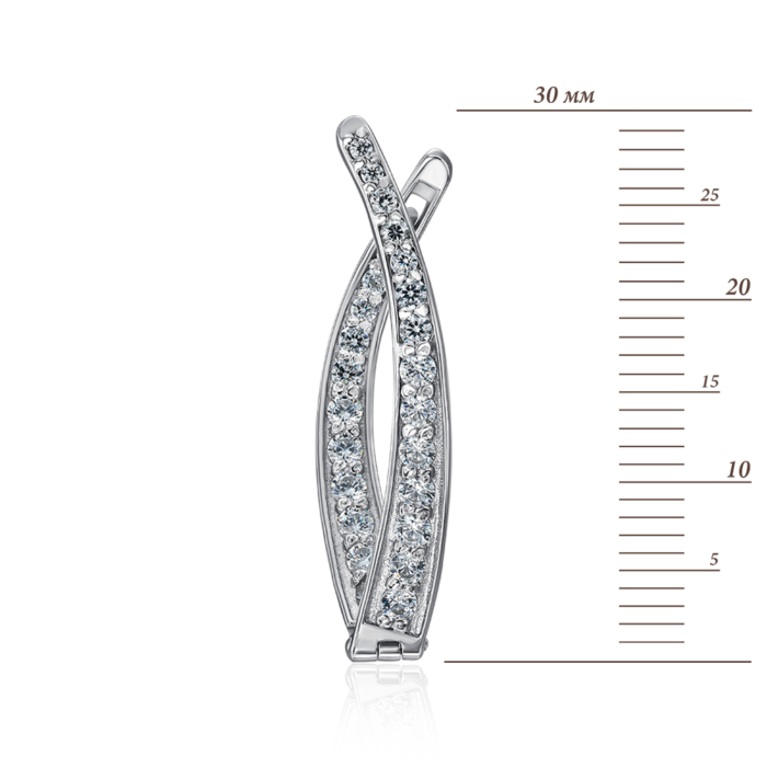 12345 Золоті сережки з фіанітами. Артикул 2571/б 12345 грн20,546 12345