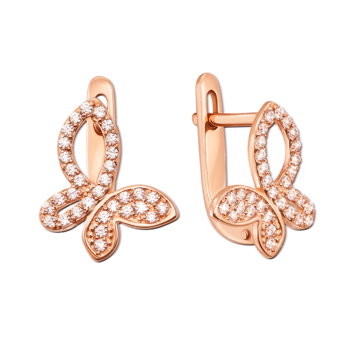 12345 Золоті сережки з фіанітами. Артикул 2918 к 12345 грн9,486 12345