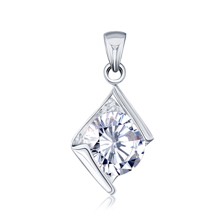 12345 Срібна підвіска з фіанітом. Артикул 2P14719-P/12/1 12345 грн1,308 12345