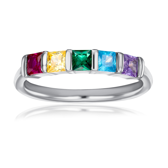 12345 Срібна каблучка з фіанітами. Артикул 2R33775-R/12/3535 12345 грн1,717 12345