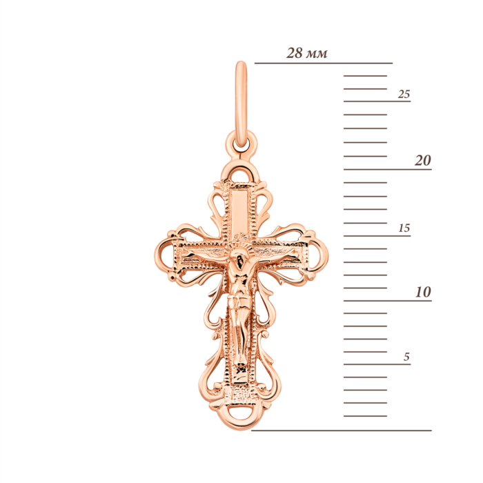 12345 Золотий хрестик. Розп'яття Христове. Артикул UG5300407710101 12345 грн4,206 12345