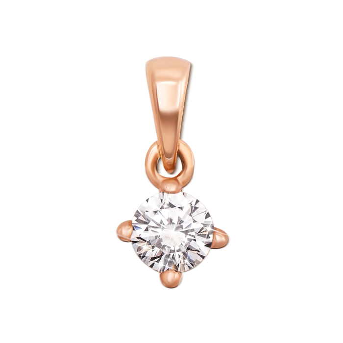 12345 Золота підвіска з фіанітом S Zirconia. Артикул 31286/SW 12345 грн2,283 12345