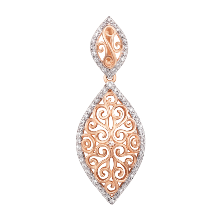 12345 Золота підвіска з фіанітами. Артикул 31329 кс 12345 грн12,847 12345