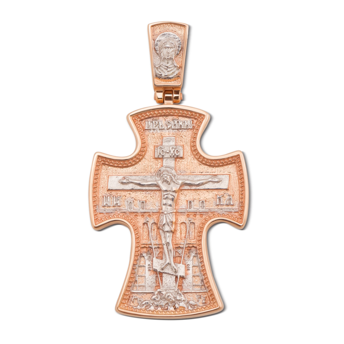 12345 Золотий хрестик. Розп'яття Христове. Микола Чудотворець. Артикул 31334/1 12345 грн59,448 12345